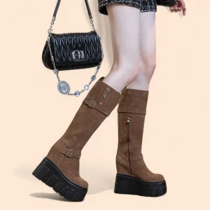 Botas Marrones Plataforma Sierra
